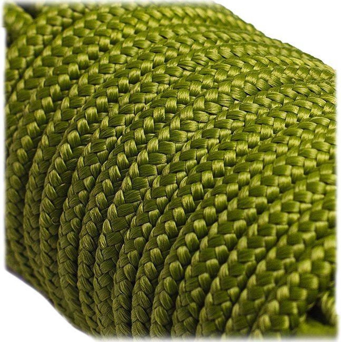 6MM PPM - Moss - 10 meter - #331- dubbel gevlochten