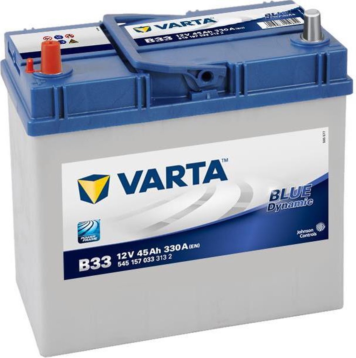 Varta BLUE Dynamic 545157033 3132 B33 12Volt 45 Ah 330A/EN Start Accu 4016987119655