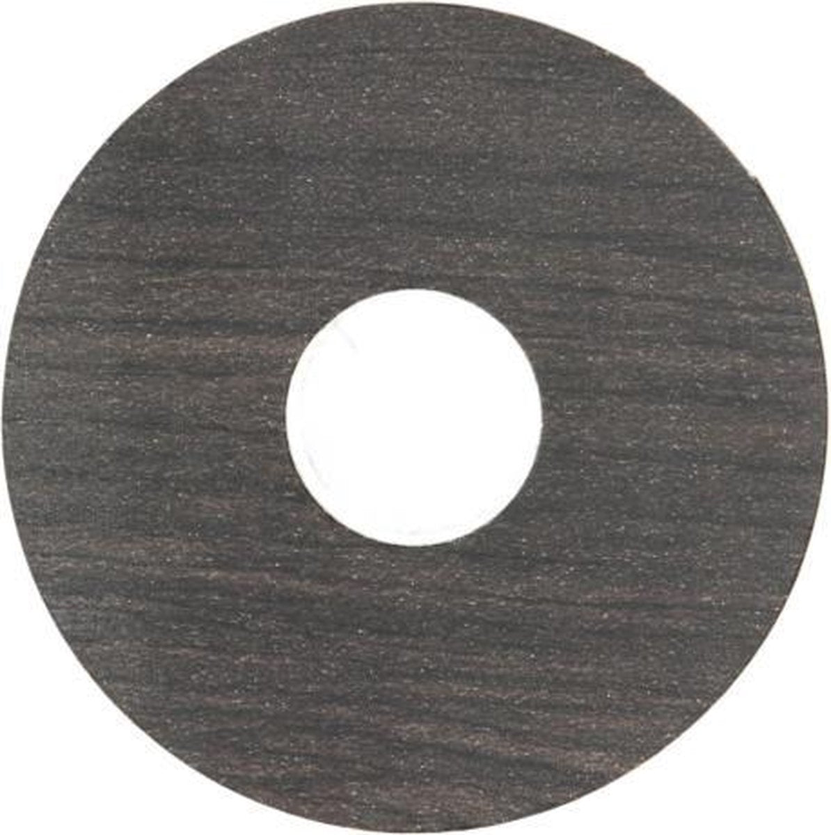 Zelfkl. rozet (17 mm) wengé zwart (10 st.)