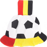 Voetbalhoed & vlag BEL PE