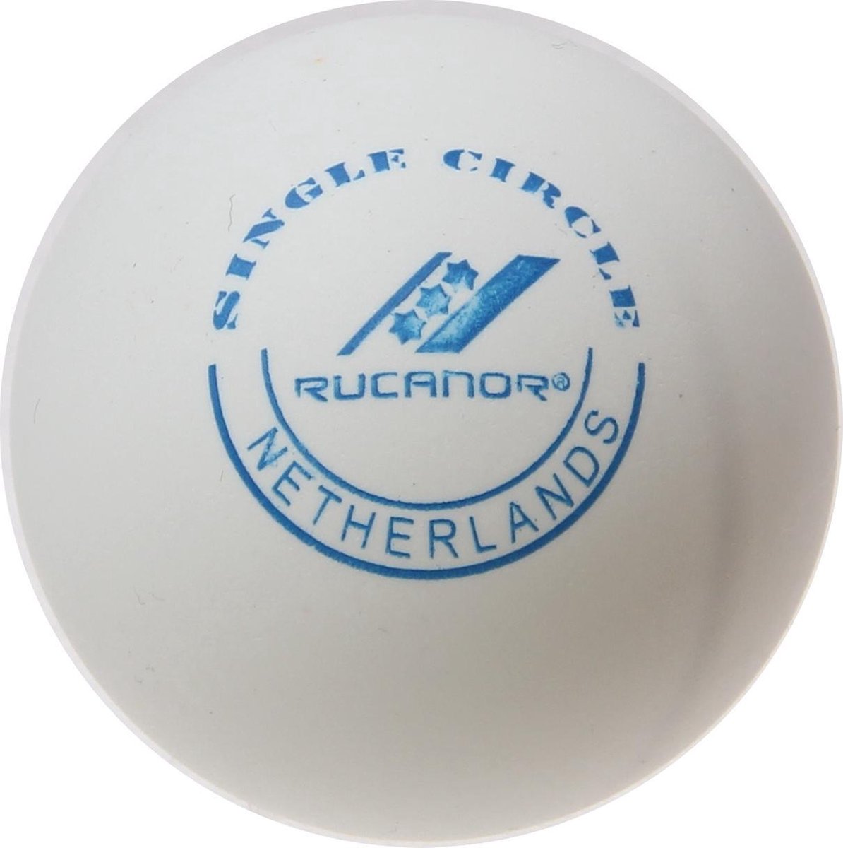 Rucanor Tafeltennisballen Single Circle 40 Mm Wit 6 Stuks