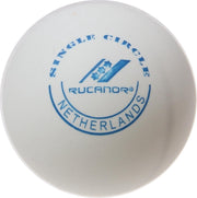 Rucanor Tafeltennisballen Single Circle 40 Mm Wit 6 Stuks
