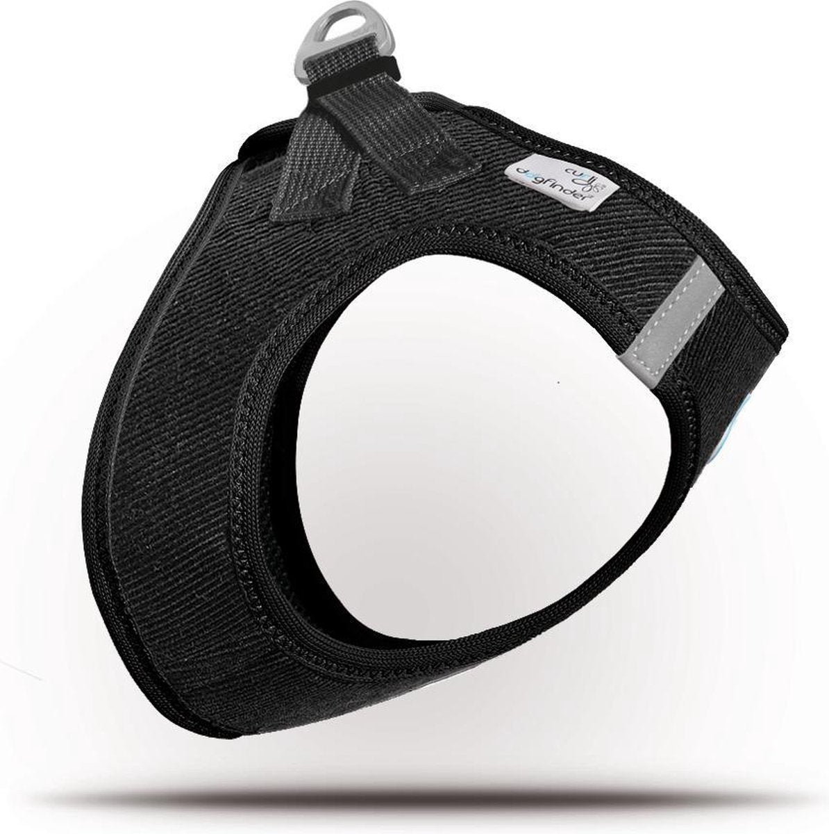 Curli Vest Cord hondentuigje - S - Zwart