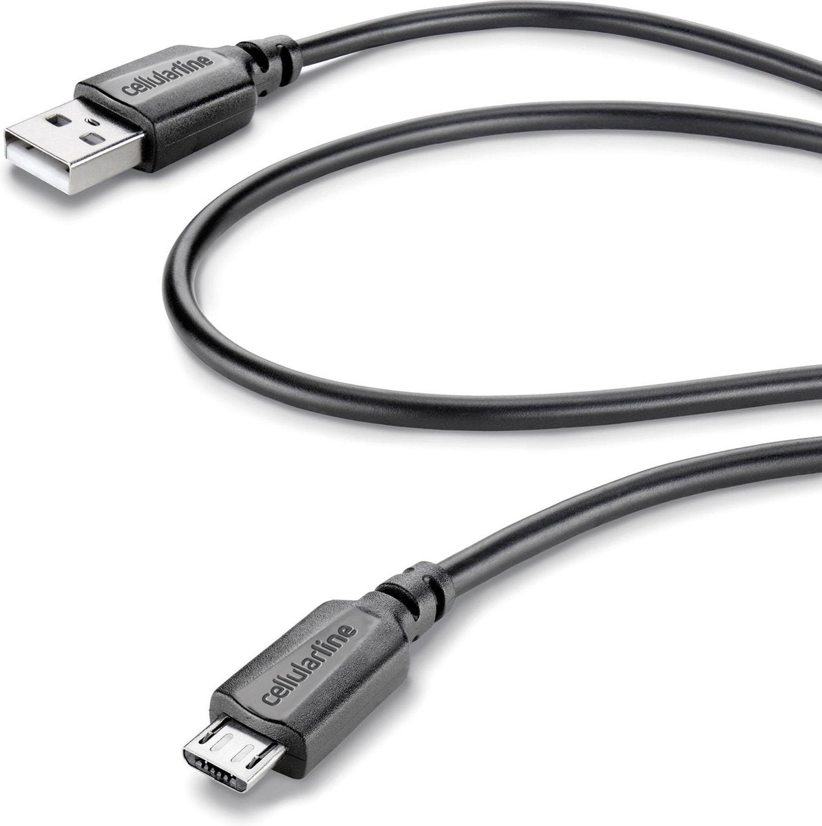 Cellularline Micro-USB - USB A 1m M/M USB-kabel 1