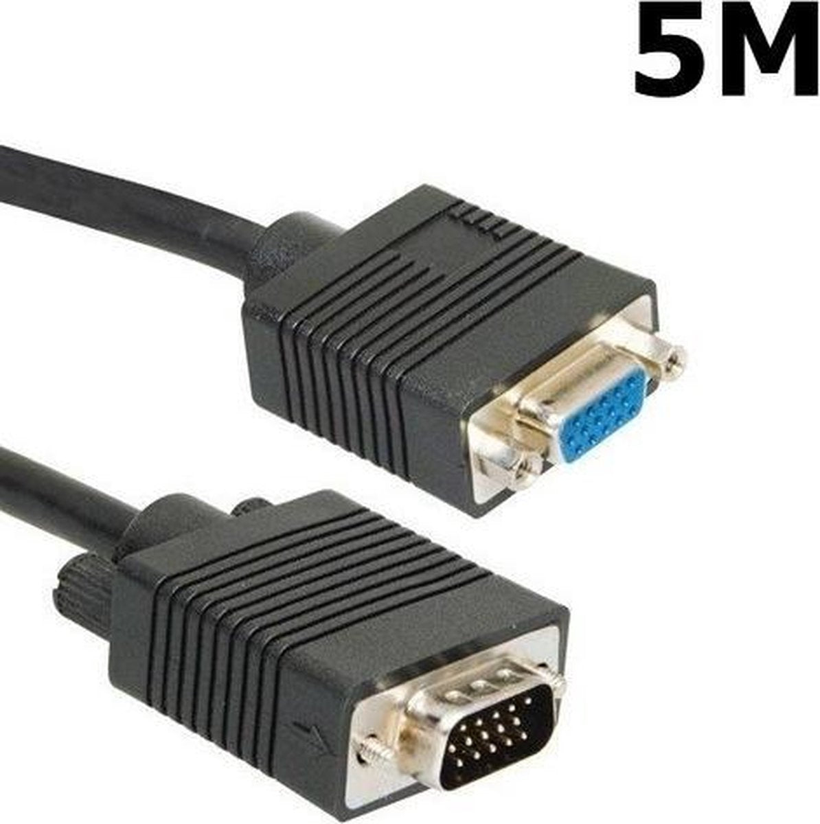 5 Meter VGA Verleng Kabel Male naar Female
