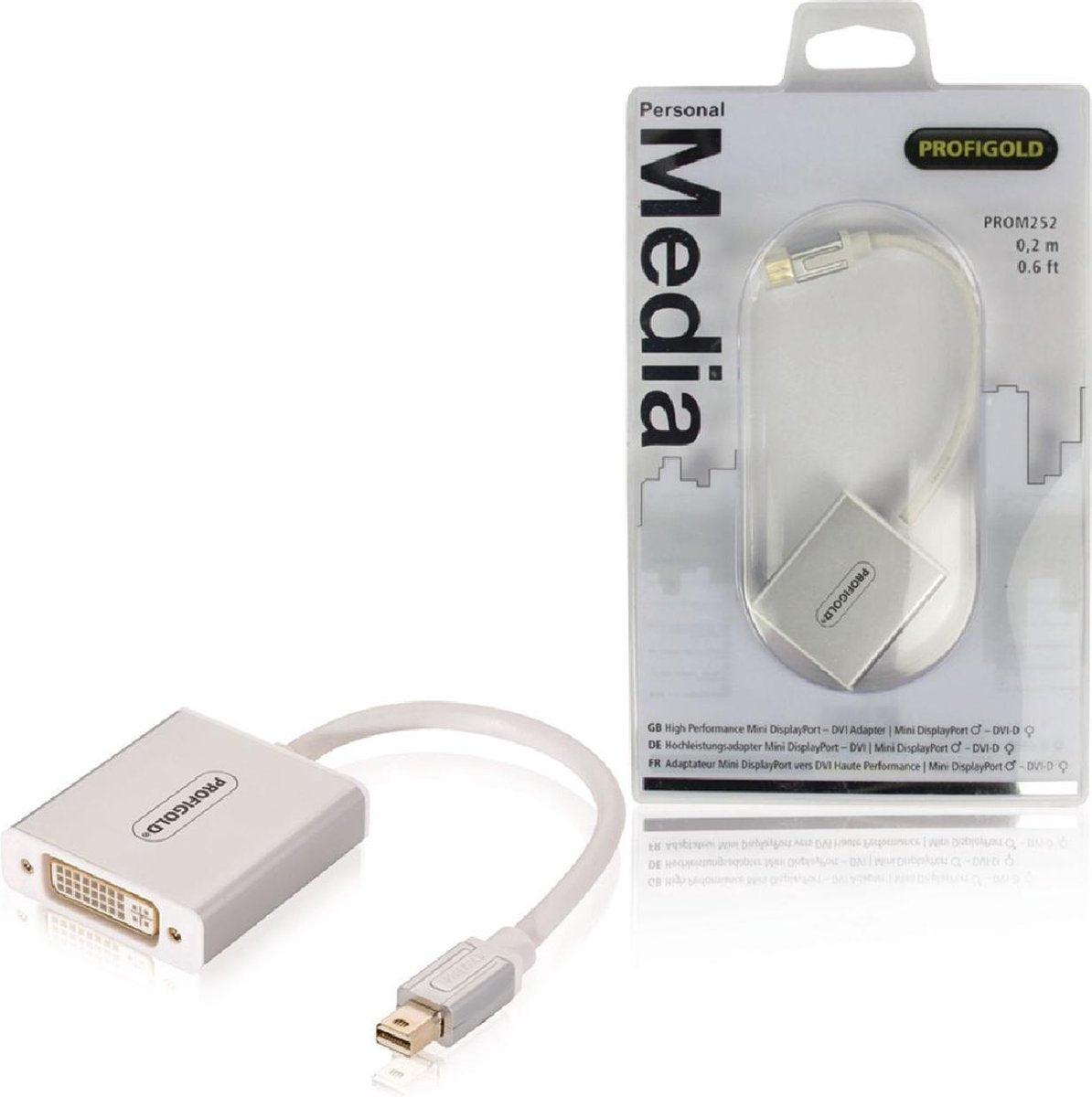 Profigold PROM252 kabeladapter/verloopstukje