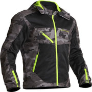 Lindstrands textiel motorjack Rexbo Camo/fluor 54