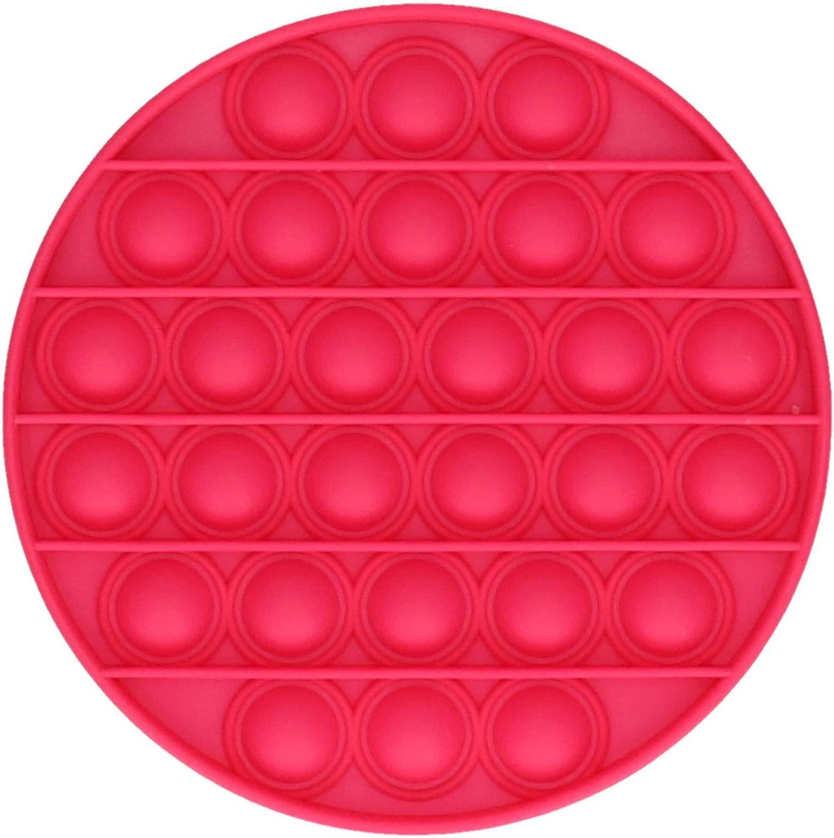 Premium Kwaliteit Pop-It Fidget | Anti Stress Speelgoed | Tik-Tok Fidget | Cirkel Rood