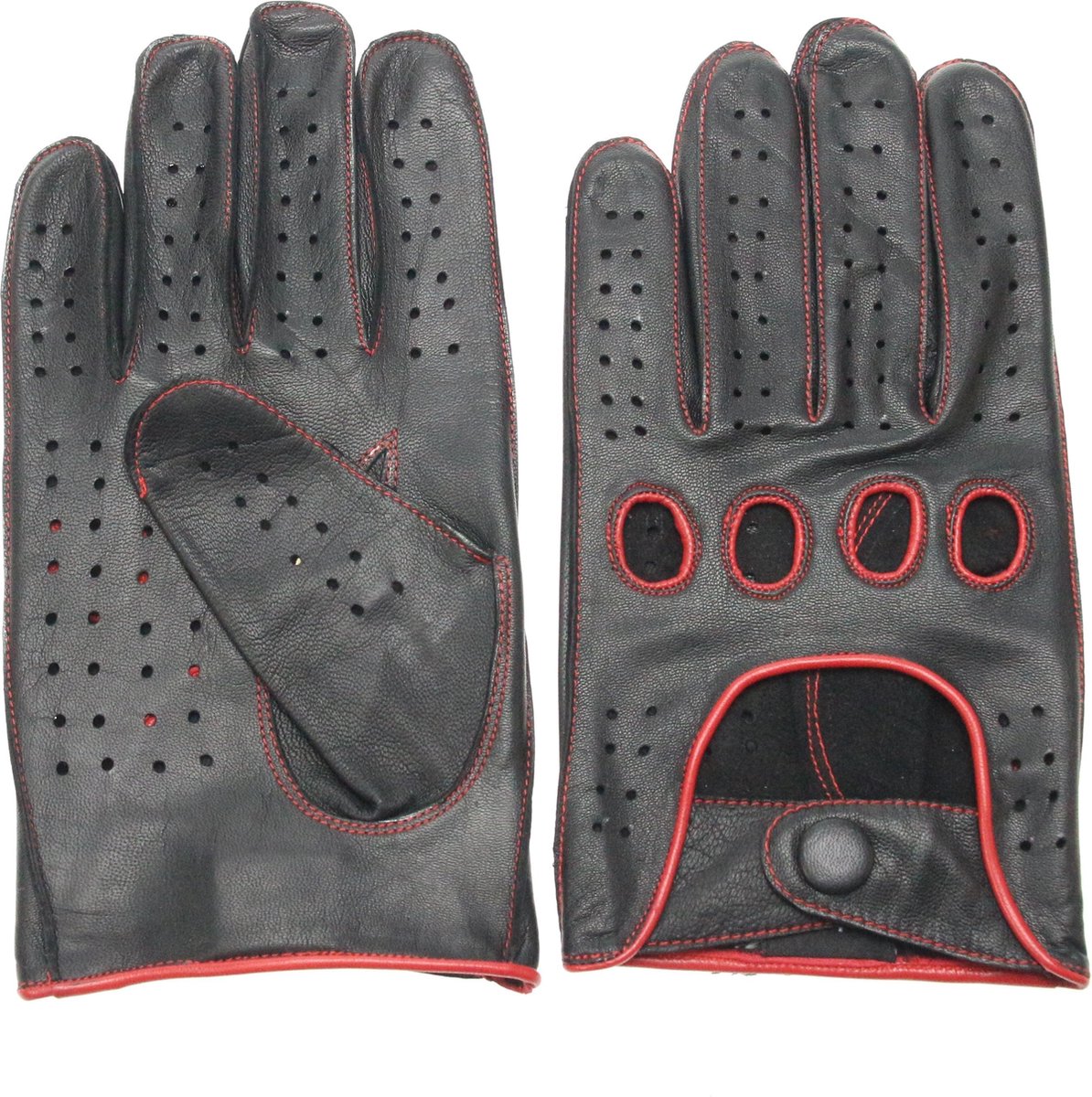Racing autohandschoenen zwart-rood | maat S
