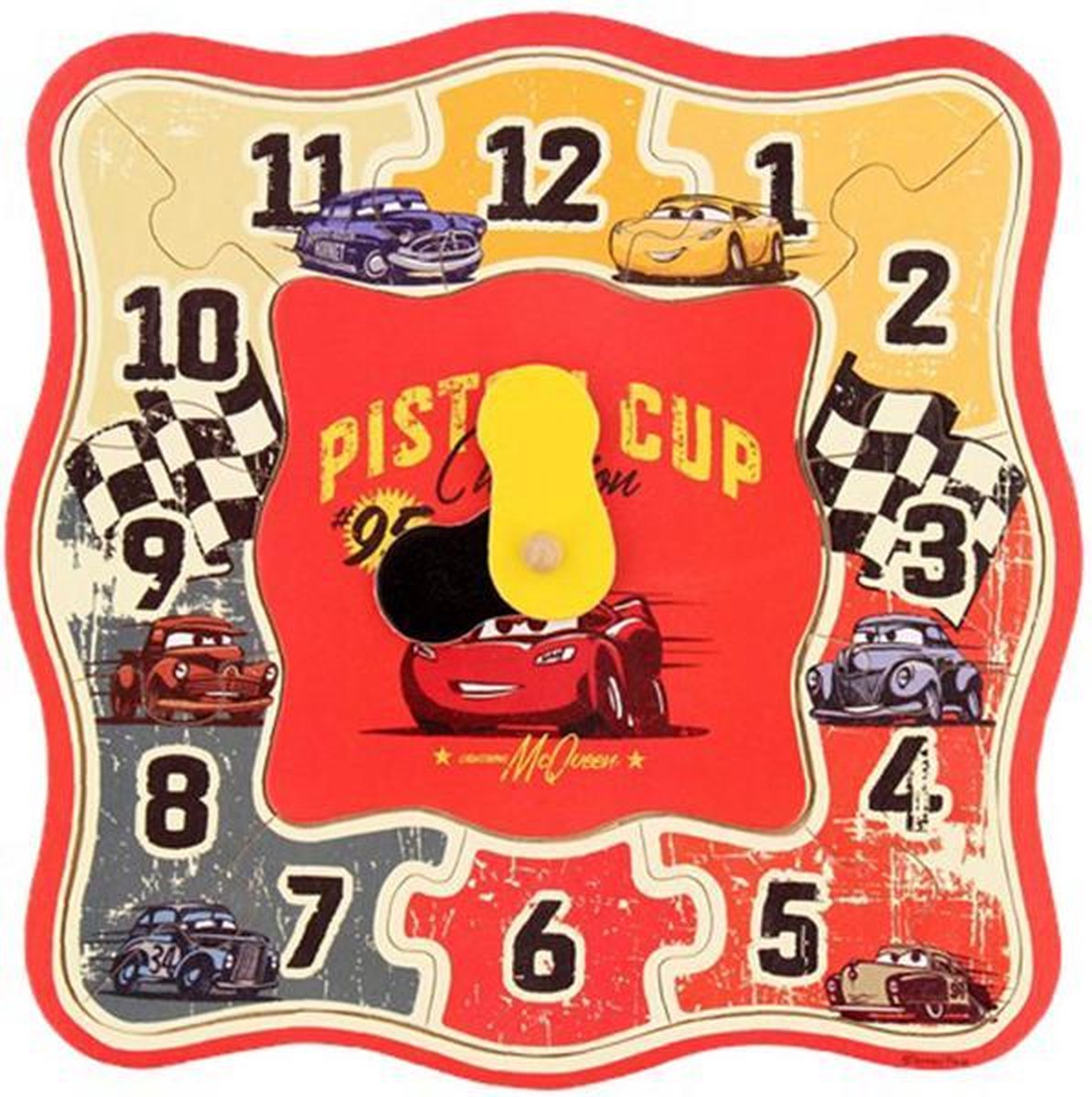 Disney klokpuzzel - Cars - Legpuzzel