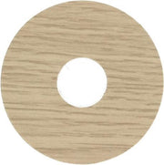 Zelfkl. rozet (17 mm) champagne eiken (10 st.)