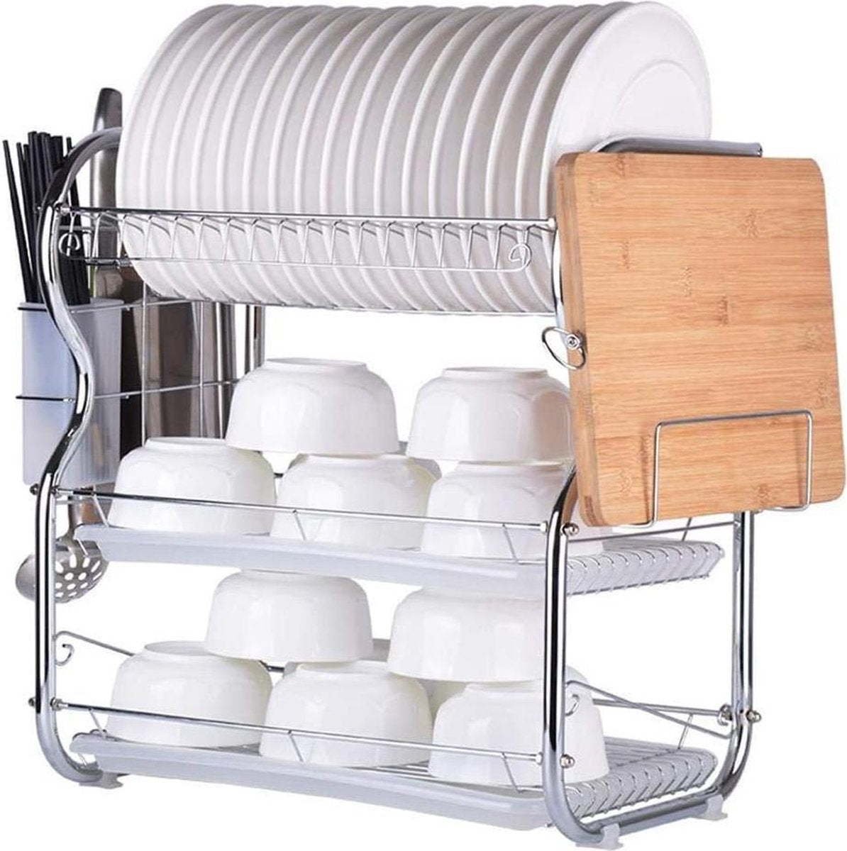 Afdruiprek RVS 43 x 25 x 44 cm