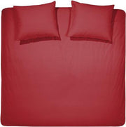 Dekbedovertrekset katoen 260 x 200/220 (24) red uni Damai
