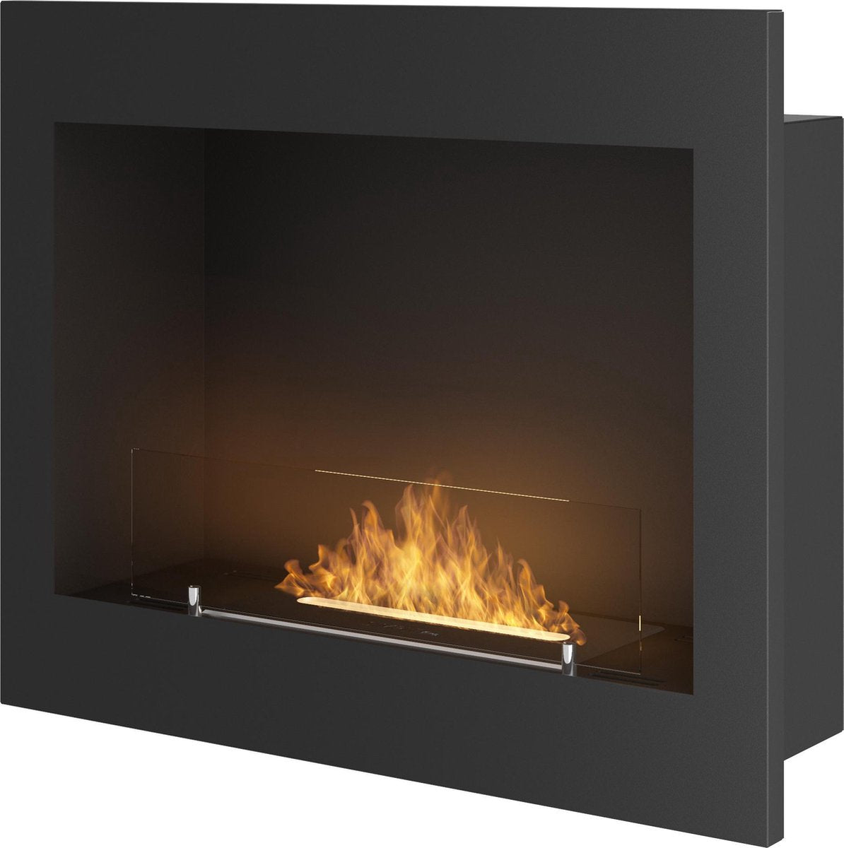 Infire- Sfeerhaard  bio-ethanol haard met glasplaat Wandsfeerhaard - 60 x 49 cm.