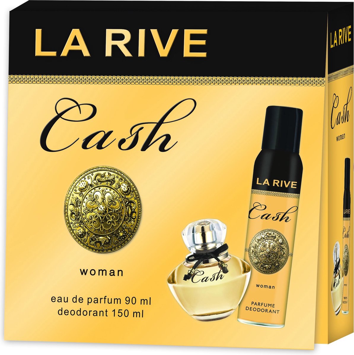 La Rive - Set Cash Woman - Geschenkset - Eau de parfum 90 ml + Deodorant 150 ml