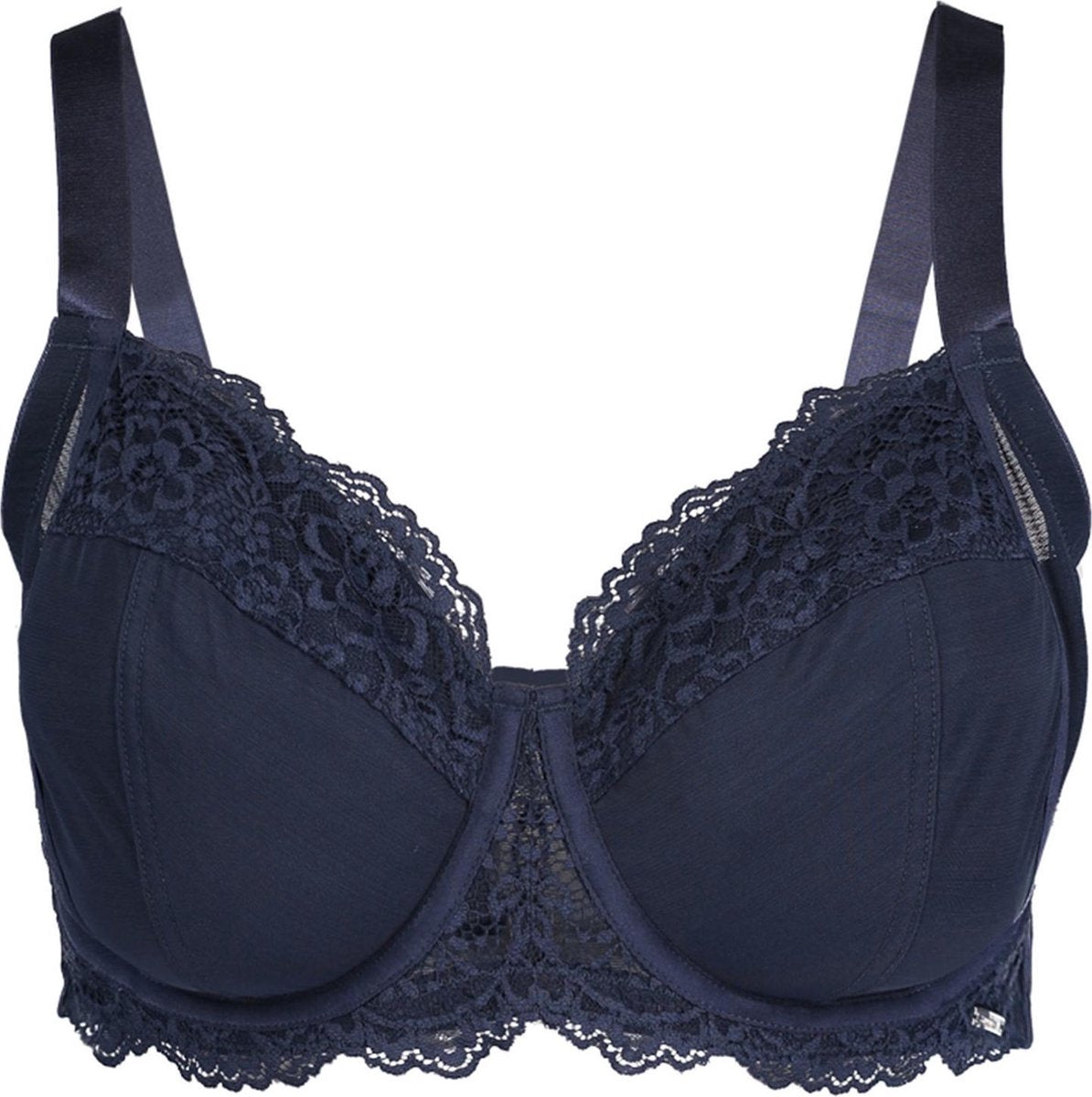 Sapph Ronja Non Padded Wire Bra Dames Beha - Black Iris - Maat 80F