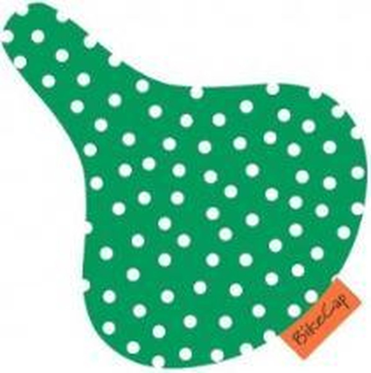 BikeCap - Zadelhoes - KIDS - Stippen - Wit / Groen