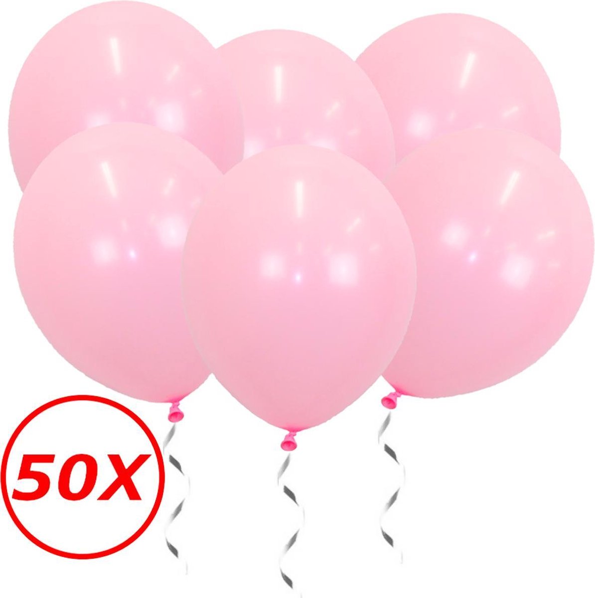 Roze Ballonnen Gender Reveal Babyshower Versiering Verjaardag Versiering Roze Helium Ballonnen Feest Versiering Roze 50 Stuks