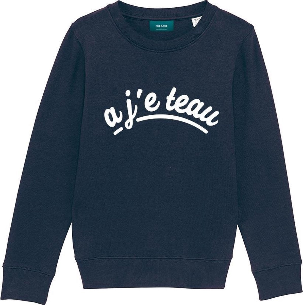 A JE TEAU DONKERBLAUW KIDS SWEATER