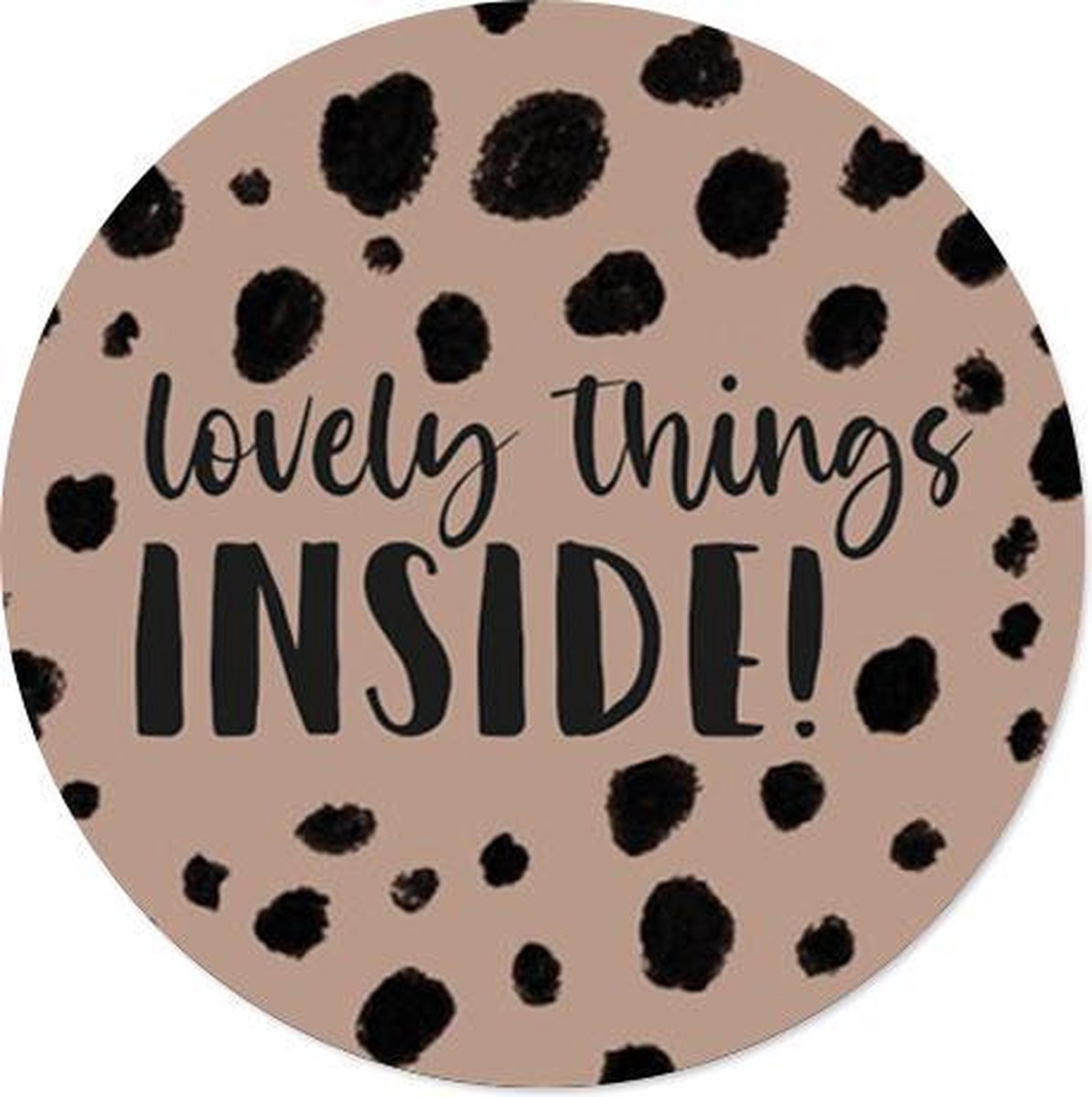 Label2X Sticker lovely things inside 10st. - Default Title