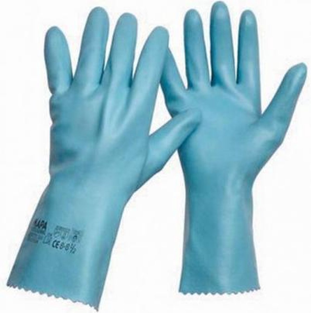 Mapa latex handschoen - blauw - maat 10