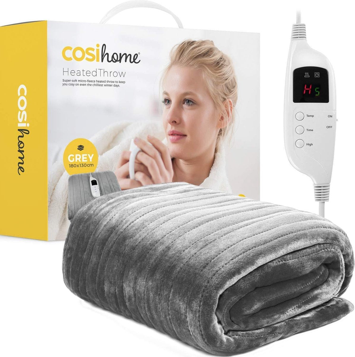Cosi® XL- elektrische deken- bovendeken 180 x 130 cm