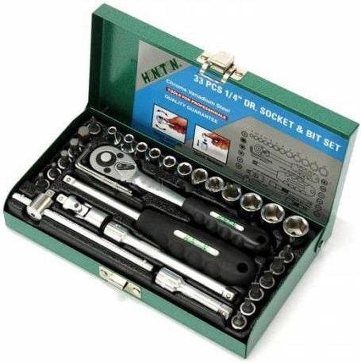 HONITON 33 stuks Dopsleutelset