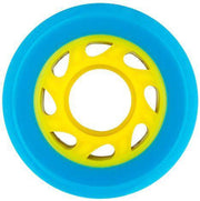 Nijdam Wielen voor Flip Grip Board - 60 x 39 mm - Blauw/Fluorgeel