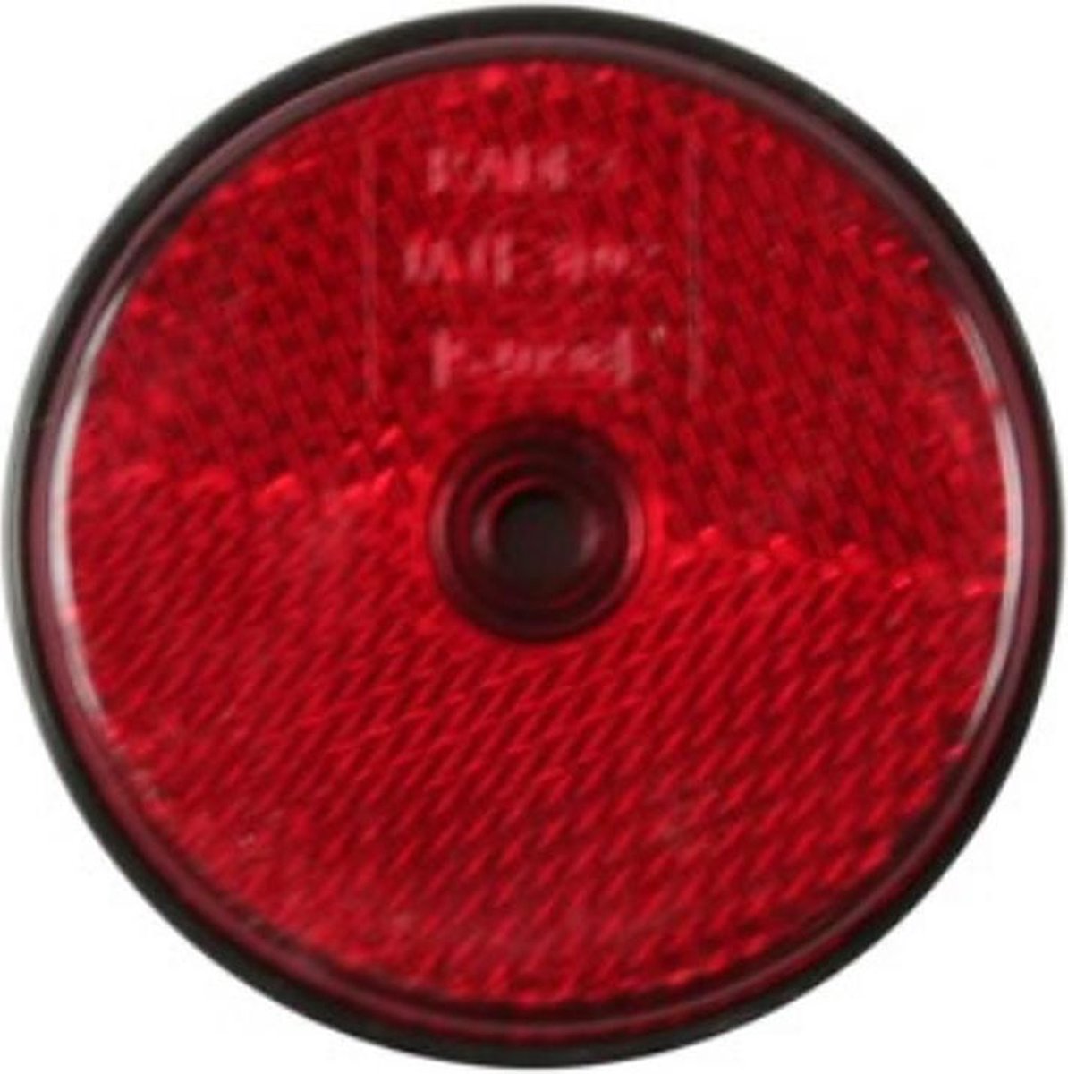 REFLECTOR ROND ROOD + GAT 60 MM