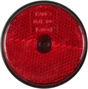 REFLECTOR ROND ROOD + GAT 60 MM