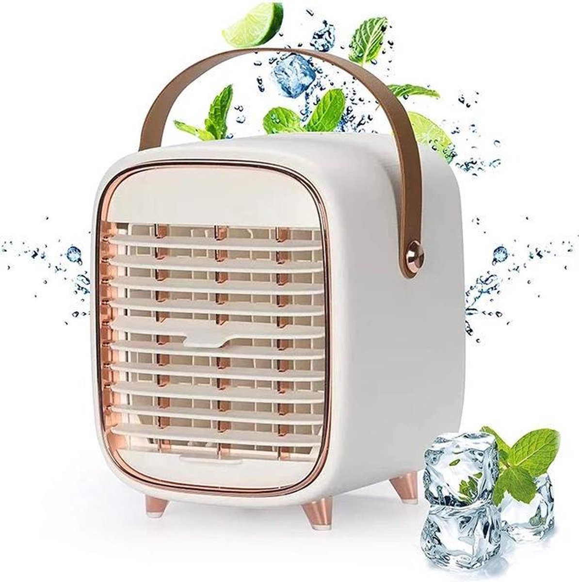 MORFRE Airco - Aircooler - Mobiele Airco - Airconditioning - Luchtkoeler - Mini Airco - Mini Aircooler - Mini Airco met Water - Ventilatoren - Tafelventilator - Mini Ventilator