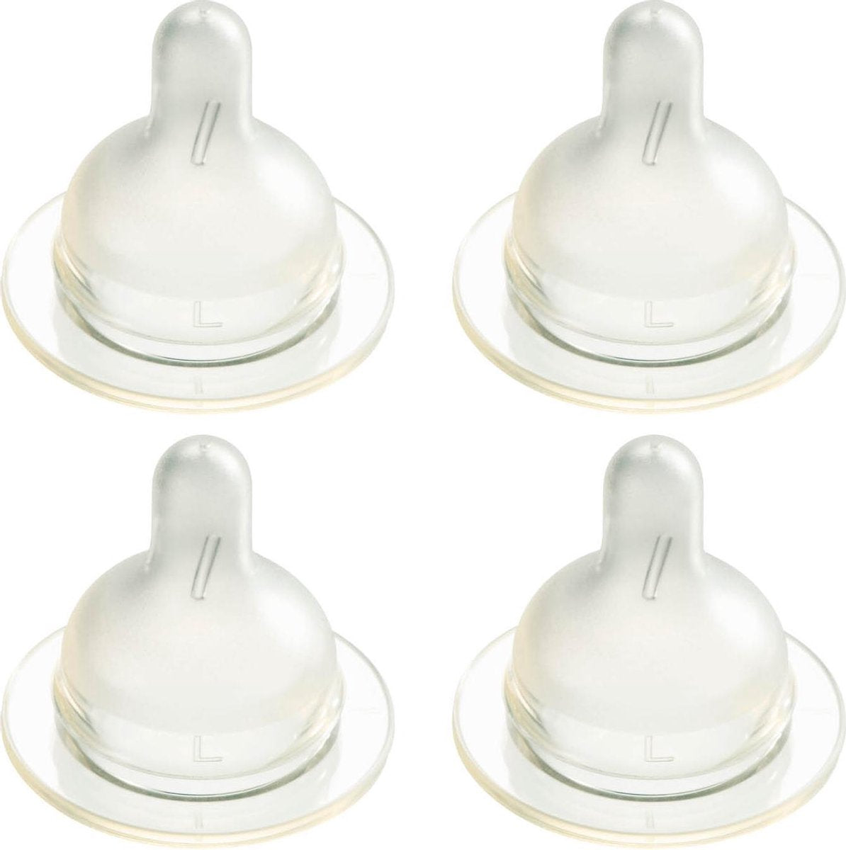 Difrax Flessenspeen - Wide - Maat Large - 4 stuks