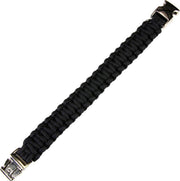 Paracord bracelet K2139 9inch zwart
