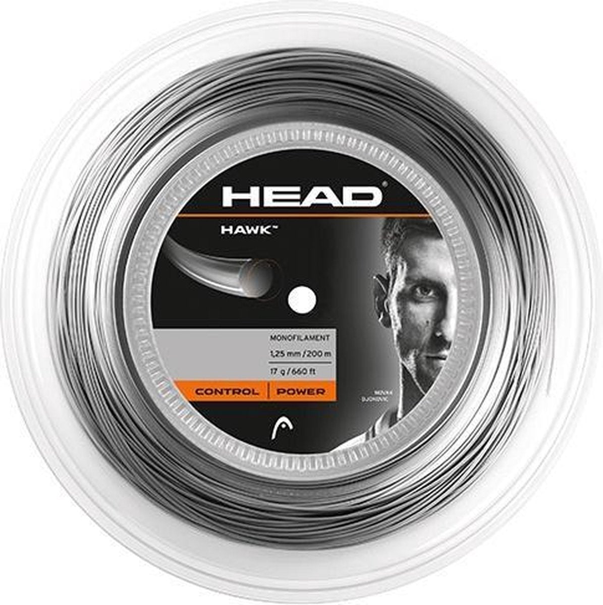 Head Hawk Power Tennis Tennissnaar 1.25 MM - 200M