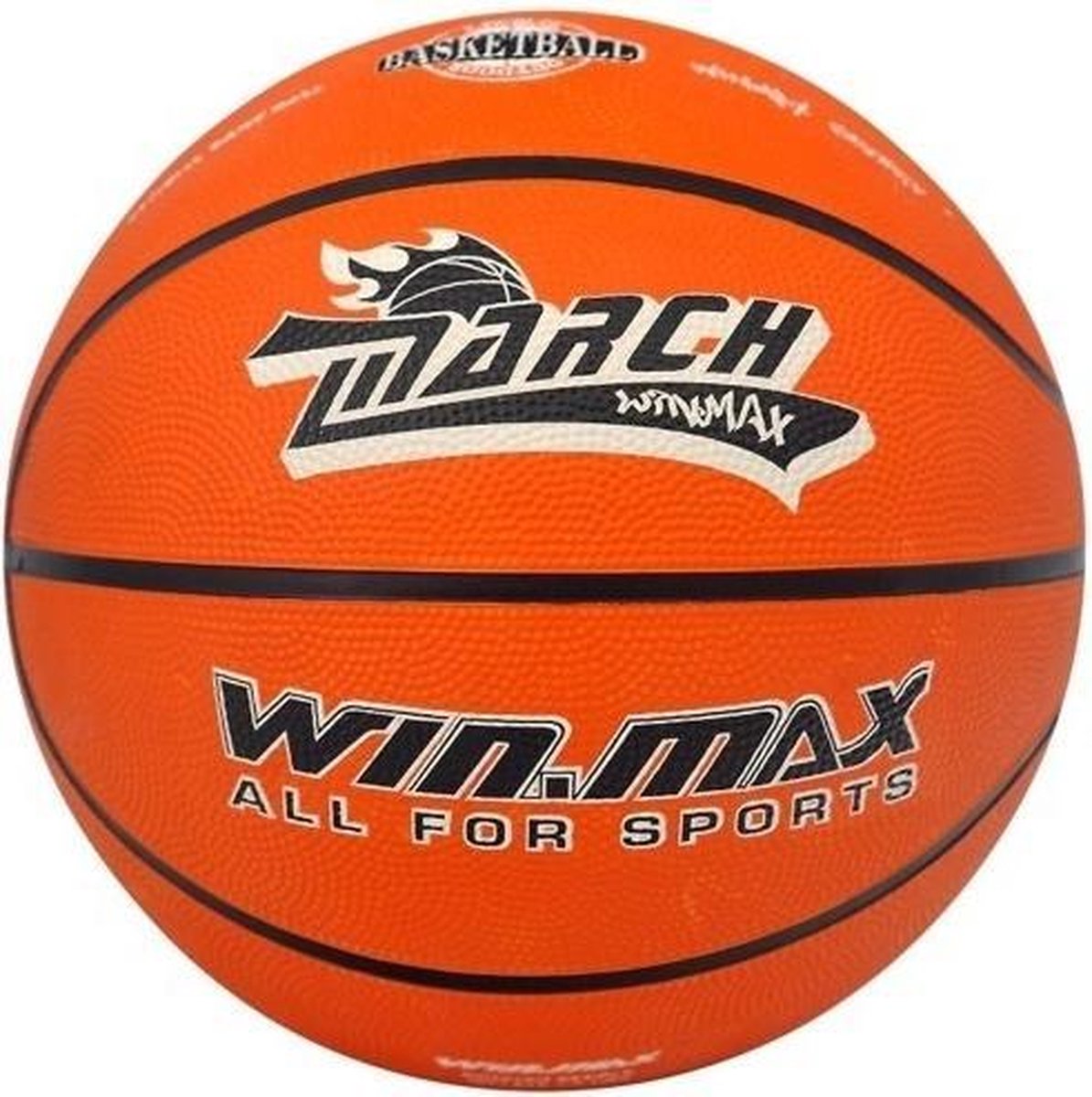 Basketbal March Rubber Oranje mt.7