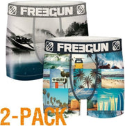 Freegun microvezel | MAAT S | 2-pack heren boxershorts | Beach/wakeboard