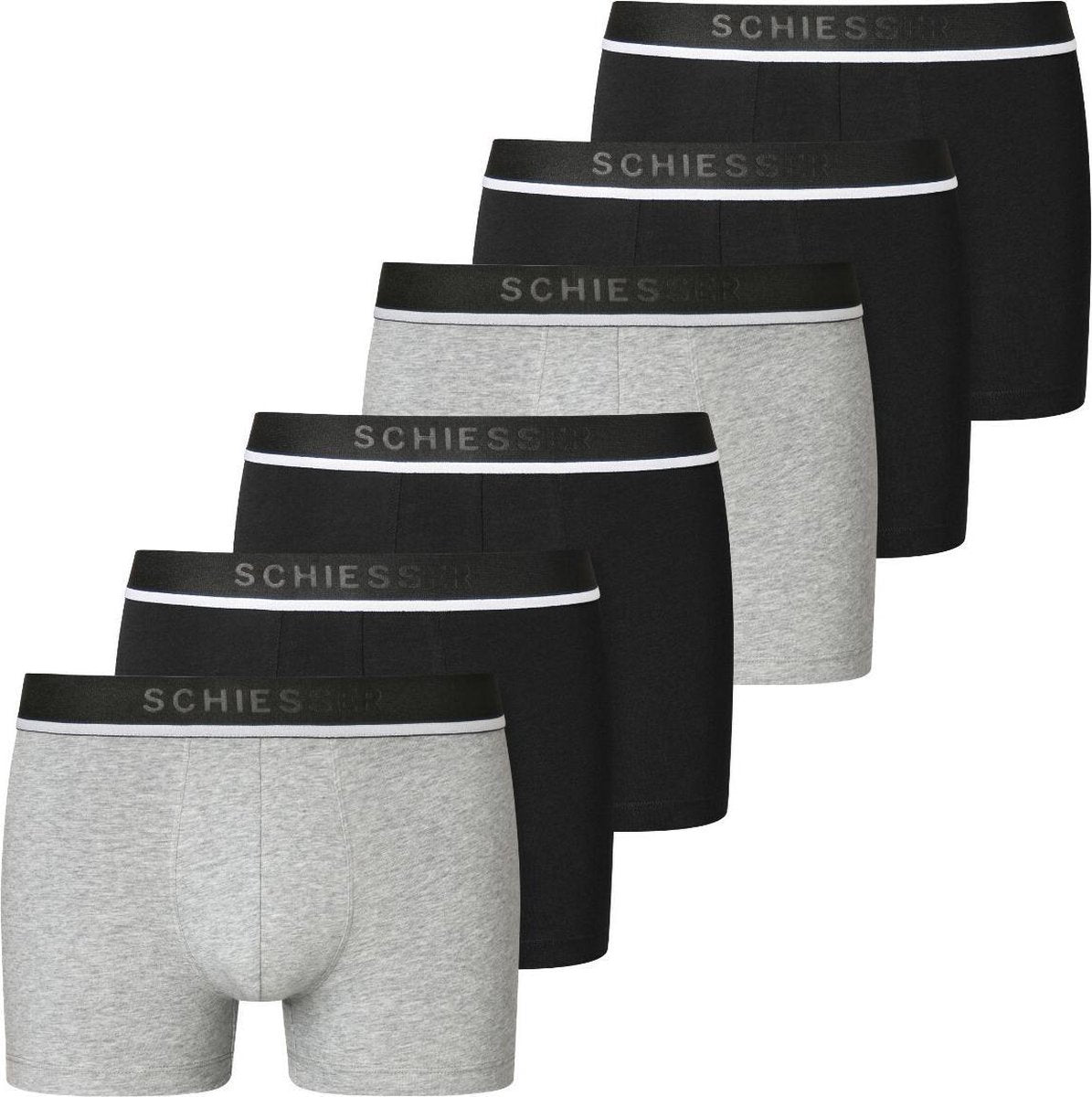 Schiesser Shorts / Pants 6er Pack - 95/5 - Organic Cotton