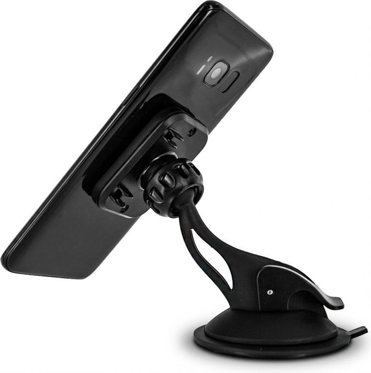 Mobilize Magneet Zuignap Telefoonhouder Auto Universeel - Zwart