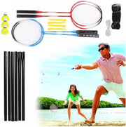 Complete Badmintonset Met Net - Badminton Set Met Rackets/Shuttles - 4 Spelers Family Set Voor Kinderen/Volwassenen - Badmintonnet Met Badmintonracket - Inclusief Draagtas