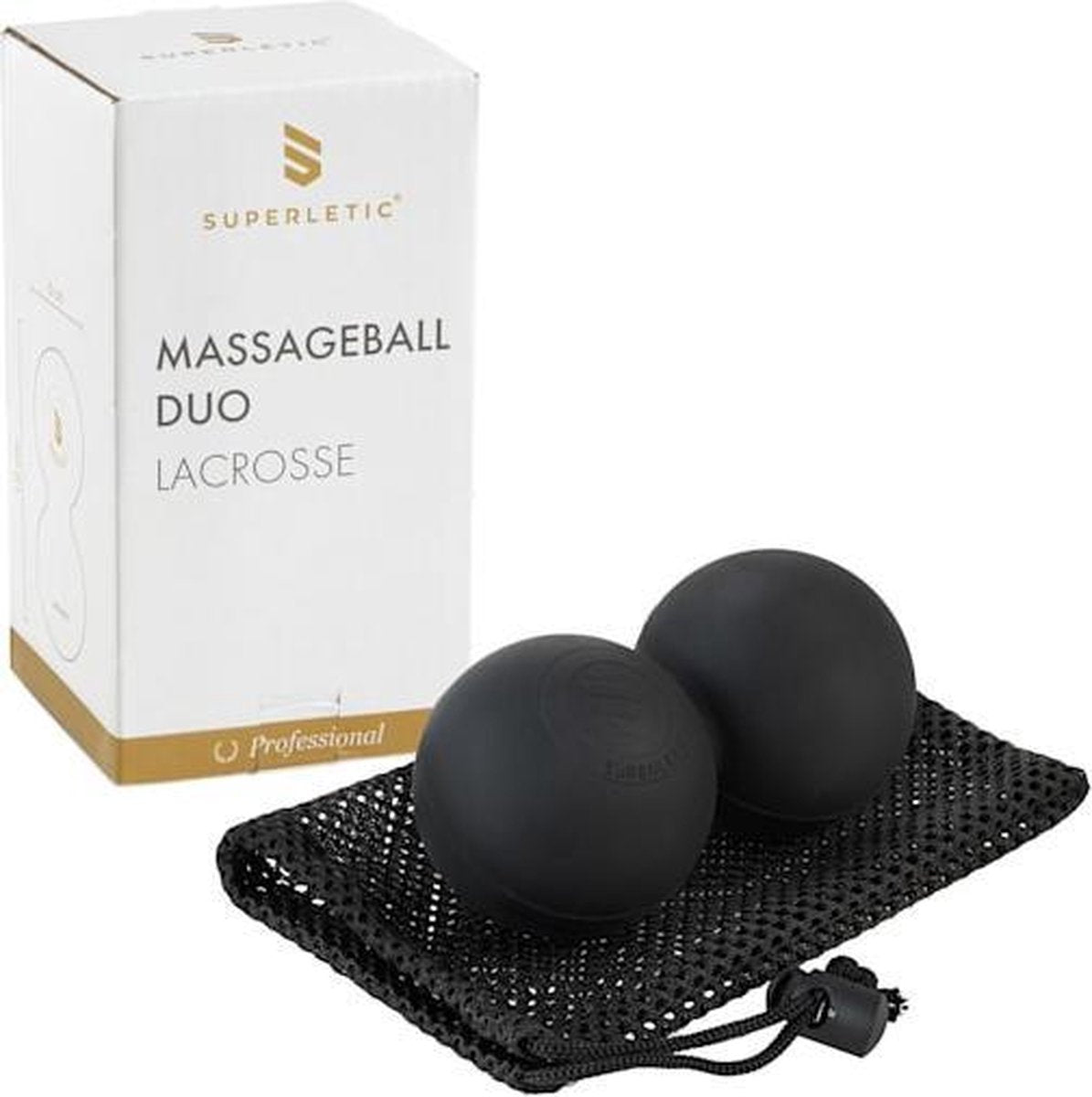 CAPITAL SPORTS Dacso Duo-massagebal - Lacrosse bal - 6 x 12 cm - zelfmassage - fascia training - 100% hardrubber