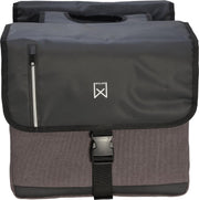 Willex Dubbele Fietstas Business - Grijs/Zwart - 30L