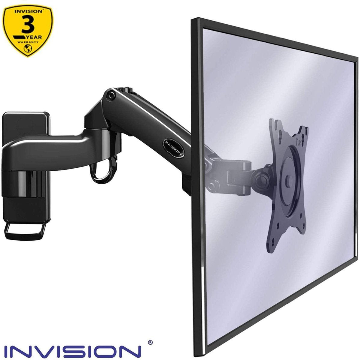 Invision® Monitor arm voor schermen van 17-27 inch| Ergonomisch