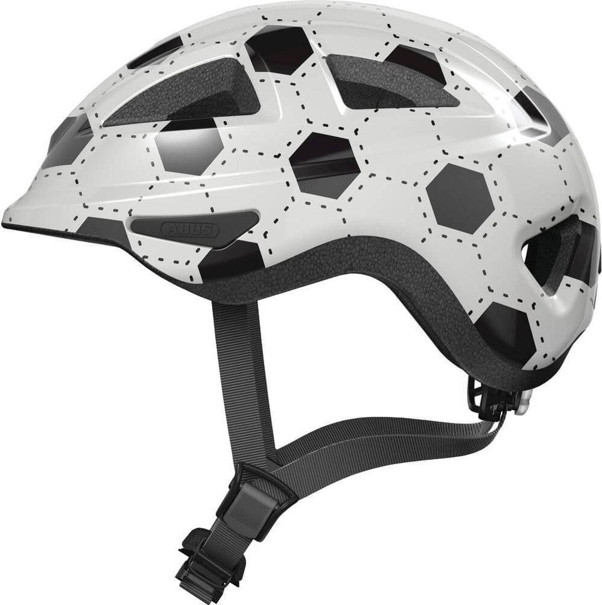 ABUS Anuky 2.0 Fietshelm - Maat S (46-52) - White Football