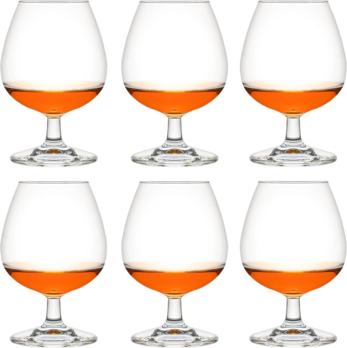 Libbey borrelglas Venya Brandy - 370 ml / 37 cl - 6 stuks - cognacglas - vaatwasserbestendig - hoge kwaliteit