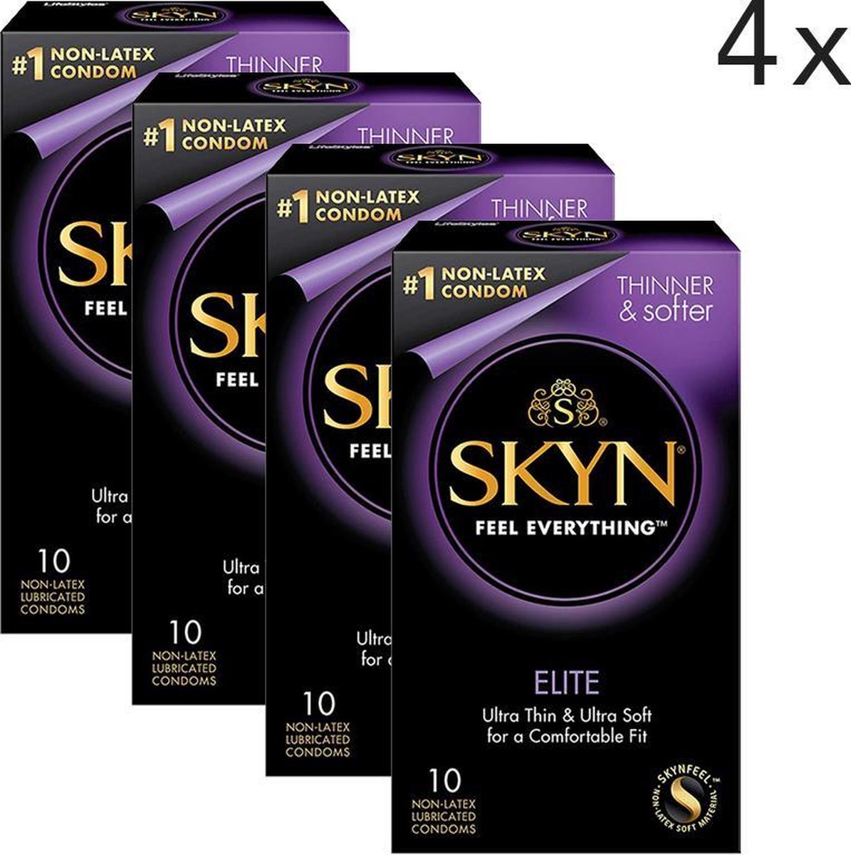 SKYN Elite latexvrije condooms | 4x 10 stuks