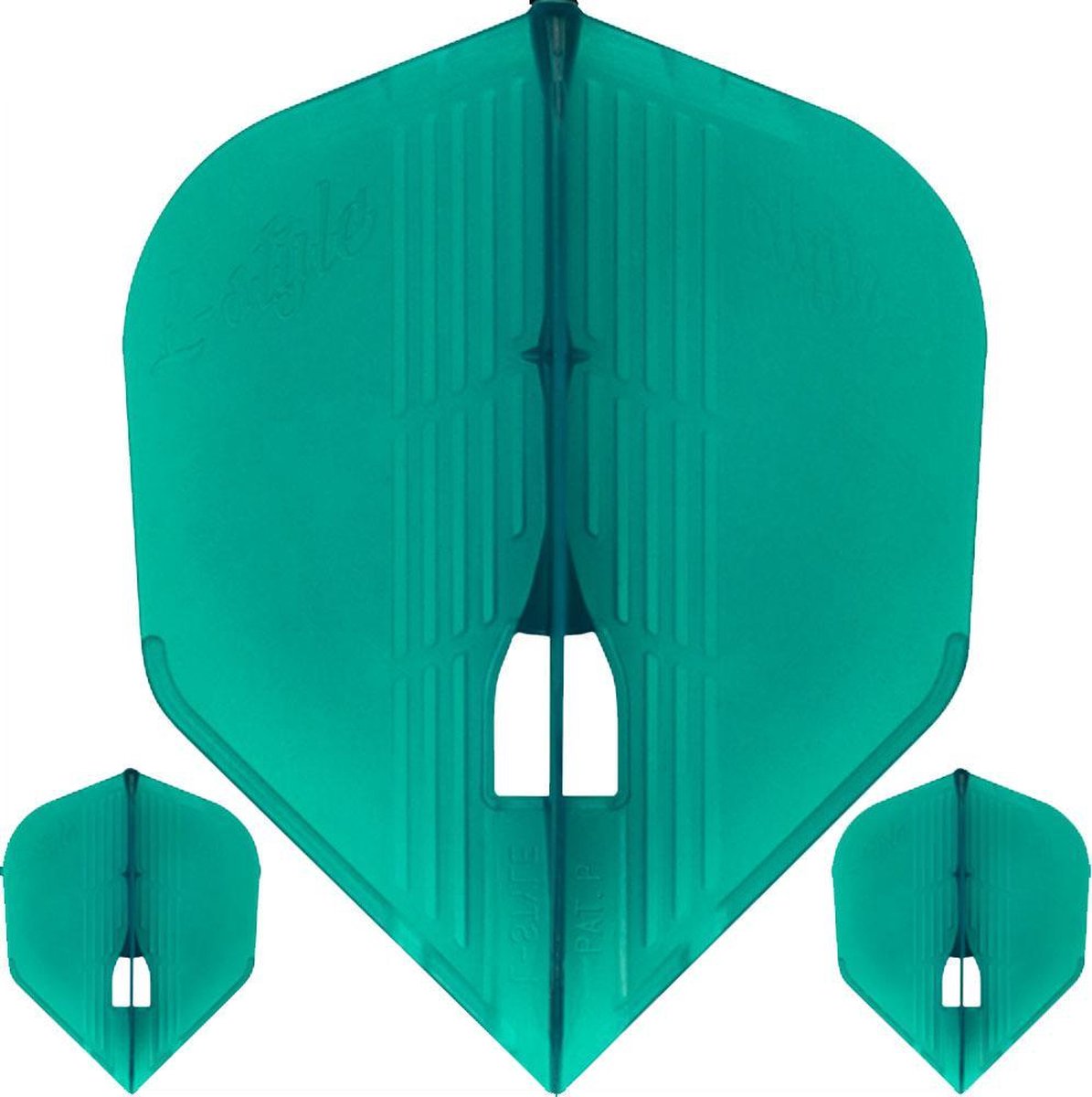 L-Style Champagne Flight Kami L3 Shape Deep Green