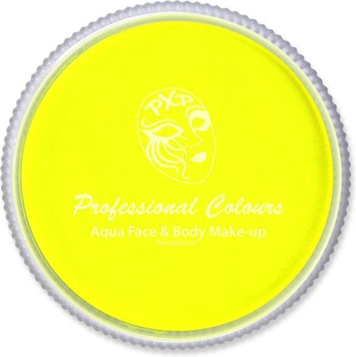 Aqua schmink fluor geel