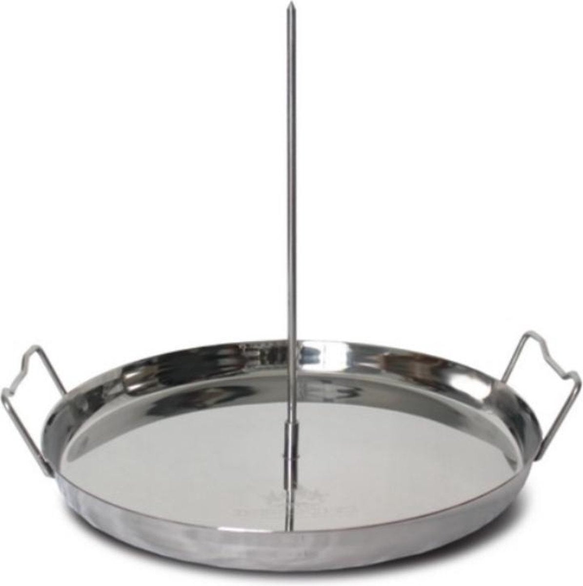 Smokeware Trompo King - RVS - Ø 34 cm - Vleesspies - Kiphouder - Vleespen - Kookgerei - Bigg Green Egg