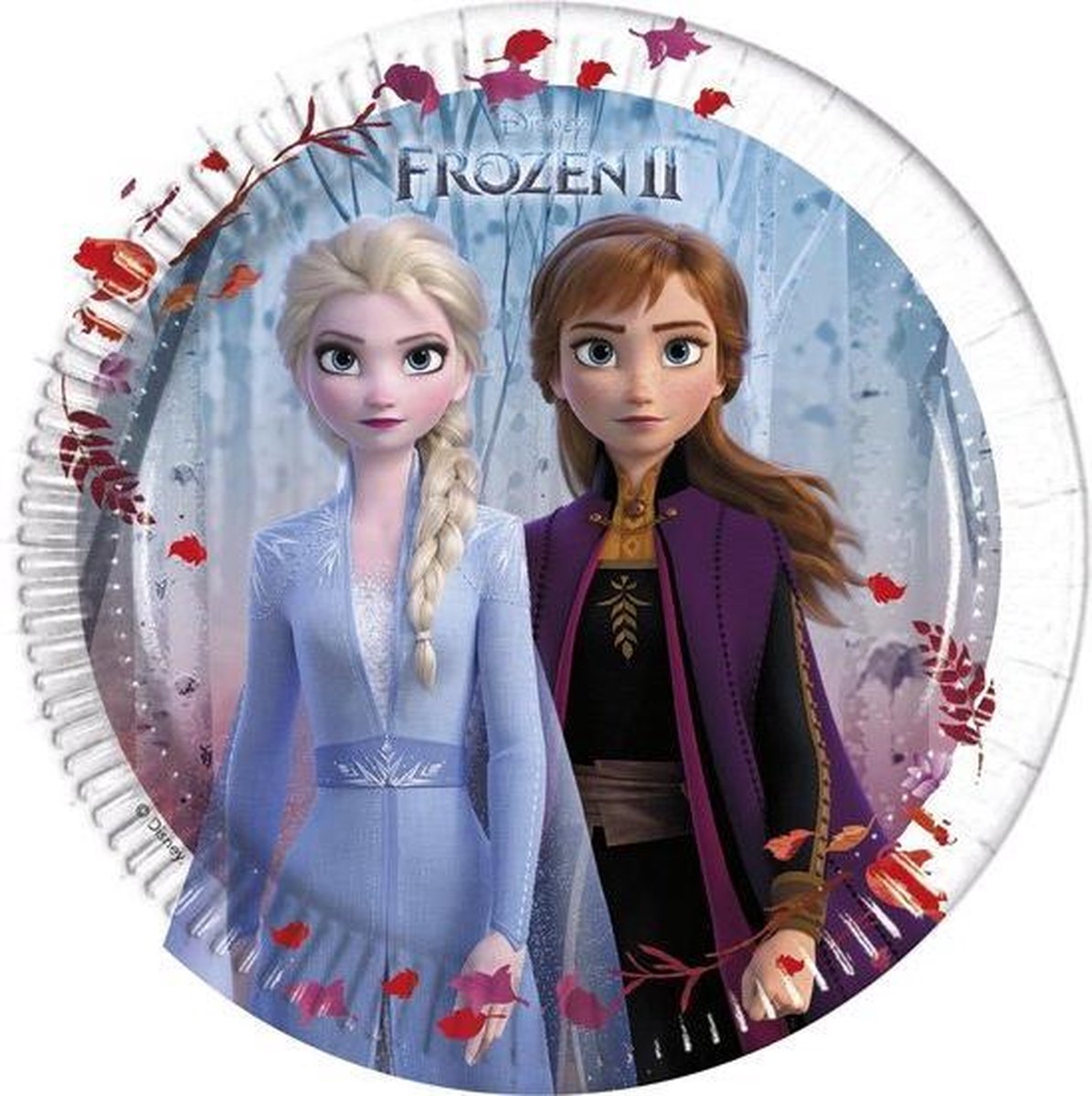 Frozen 2 karton Bordjes 20 cm 8 stuks