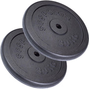 ScSPORTS® Halterschijven set - 60 kg - 2 x 30 kg - Gietijzer - 30 mm - Gewichten